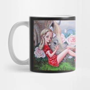 girl with animal 2005 - Mark Ryden Mug